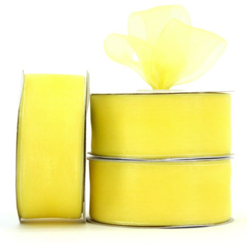 Organza Ribbon Roll - Dandelion